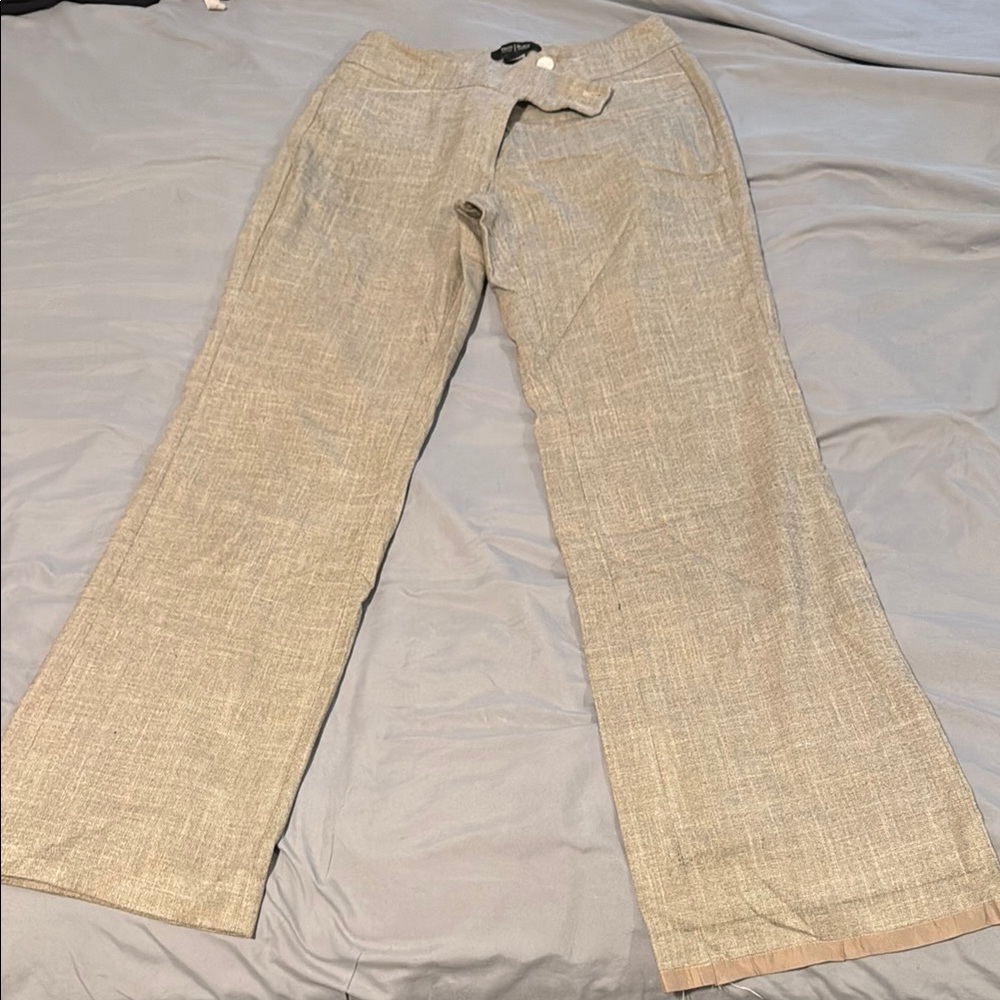 Chic Beige Wide-Leg Pants